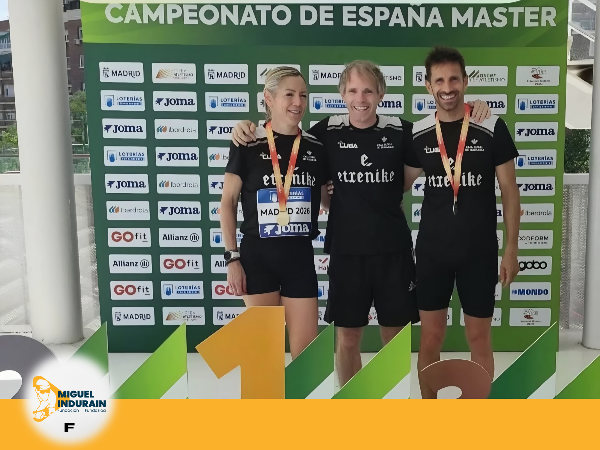 Destacada actuaci&oacute;n del atletismo navarro en el Campeonato de Espa&ntilde;a M&aacute;ster